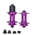 thumbnail image 1 of Aluminum Alloy 32-Hole Bicycle Hub Set - Black/Red/Purple Options, 170g Front & 281g Rear Hubs Included, 1 of 6