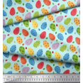 thumbnail image 3 of Soimoi Polyester Crepe Fabric Egg Easter Fabric Prints by Yard 42 Inch Wide, 3 of 3