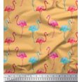 thumbnail image 1 of Soimoi Rayon Fabric Flamingo Bird Decor Fabric Printed Yard 42 Inch Wide, 1 of 3