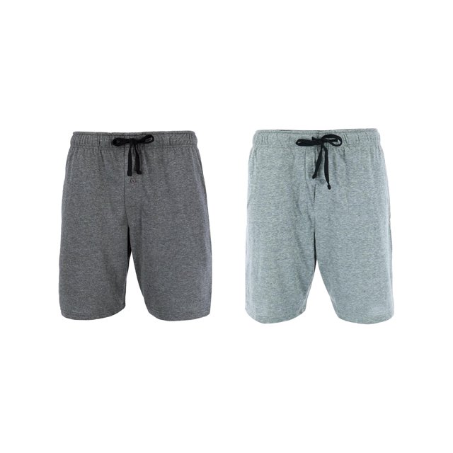 Hanes Short de Pyjama en Tricot (Lot de 2) (Grande Taille pour Hommes)