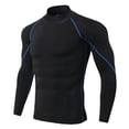 thumbnail image 3 of Haut Athlétique pour Hommes, Haut de Compression à Haute Élasticité pour Hommes Haut d'Entraînement pour Hommes Chandails de Compression pour Hommes Intégration Sans Coutures, 3 of 8