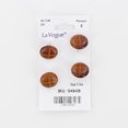 thumbnail image 1 of LA VOGUE Shank Button - 15 mm (0.59 in), Brown, 1 of 6