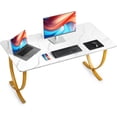 thumbnail image 1 of Executive Desk  Large Office Desk  Modern Computer Table Conference Meeting Room Table   Furniture Enlarged Desktop for Home Office   and Gold, 1 of 9