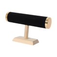 thumbnail image 1 of Xuanheng Jewelry Bracelet Display Stand, T Bar Bangle Holder, Bracelet Storage Rack StyleA-Black Flan, 1 of 8