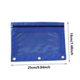thumbnail image 3 of Dvruxg 2 Pcs Trousse à Crayons, Trousse à Crayons Trois Trous Fermeture Éclair Simple Sac de Rangement Transparent en PVC, Grande Capacité Trousse à Crayons avec Fermeture Éclair Classeur Transparent, 3 of 5
