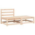 thumbnail image 2 of vidaXL Garden Sofa Armless with Cushions and Footstool, 2 of 5