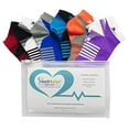thumbnail image 5 of 6 Pair Graduated Compression Socks for Men and Women (Ankle Compression Socks, One Size Fits Most), 5 of 5