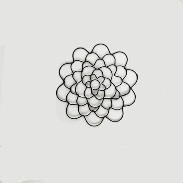 Meitianfacai Modern And Iron Design Flower Arrangement And Lacquer Baking Iron Design Flower Arrangement Auxiliary Device