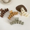 thumbnail image 4 of CSChome Pince à Cheveux en Plastique Croisée Pince à Cheveux Simple Couleur Unie Grande Queue de Cheval Pince à Cheveux Accessoires de Bain en Plastique, 4 of 7