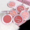 thumbnail image 3 of Single Color Blush Palette Shiny Highlight Fine Flash Eyeshadow Sparkle Powder Natural Silky Texture Blush Face Makeup, 3 of 8