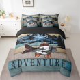 thumbnail image 2 of YST Rustic Farmhouse Lodge Cabin 7-Piece Adventure Theme Bedding Set, King, 2 of 4