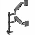 thumbnail image 1 of Amer HYDRA Elite HYDRA2HDGB Mounting Arm for Monitor, Display, Curved Screen Display - Black - Landscape/Portrait, 1 of 5