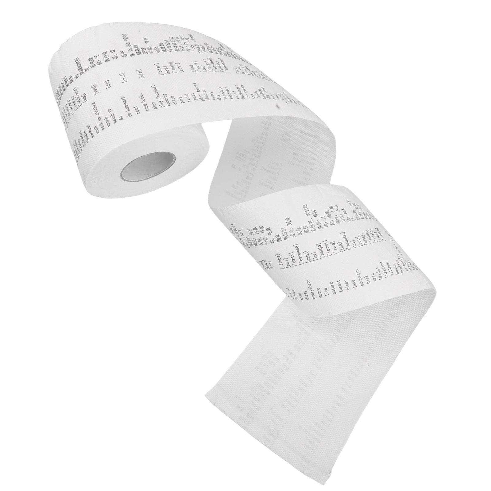 COMPUKAS Funny Toilet Paper Roll Decorative Multi Color Tissue Bathroom Accessory Set