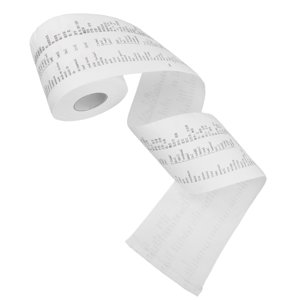 COMPUKAS Funny Toilet Paper Roll Decorative Multi Color Tissue Bathroom Accessory Set