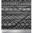 thumbnail image 1 of Soimoi Poly Georgette Fabric Aztec Geometric Printed Craft Fabric by The Yard 52 Inch Wide, 1 of 3