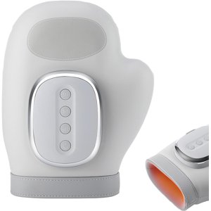 Hand Massager with Heat and Compression, Cordless Hand Massager, 3 Massage 4 Temperatures 5 Compression Models Therapy for Arthritis, Wrist & Carpal Tunnel Relief, Hand Massage, Gift for Women/Men