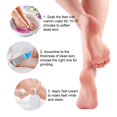 thumbnail image 2 of Foot File Set, Feet Rasp Files, Foot Files For Callus Remover, Pedicure Tool Set, Stainless Steel Foot Rasp Foot File For Pedicure And Foot Care, Professional Pedicure Tool, 2 of 6