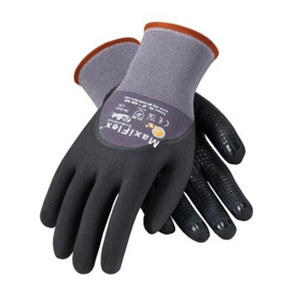 Bouton 112-34-845-M 15 g Gris Nylon Noir 0,75 Micro-Mousse Prise sur Paume Gant Moyen