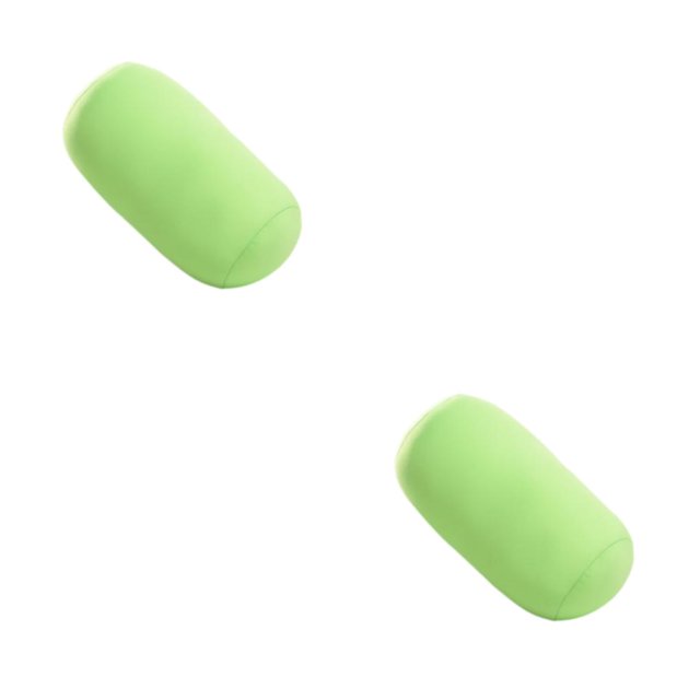 Ruiboury Roll Pillow For Neck And Back Support Soft And Comfortable All Day Long Natural Polyester Neck Back Support Pillow green 30X16 2Set