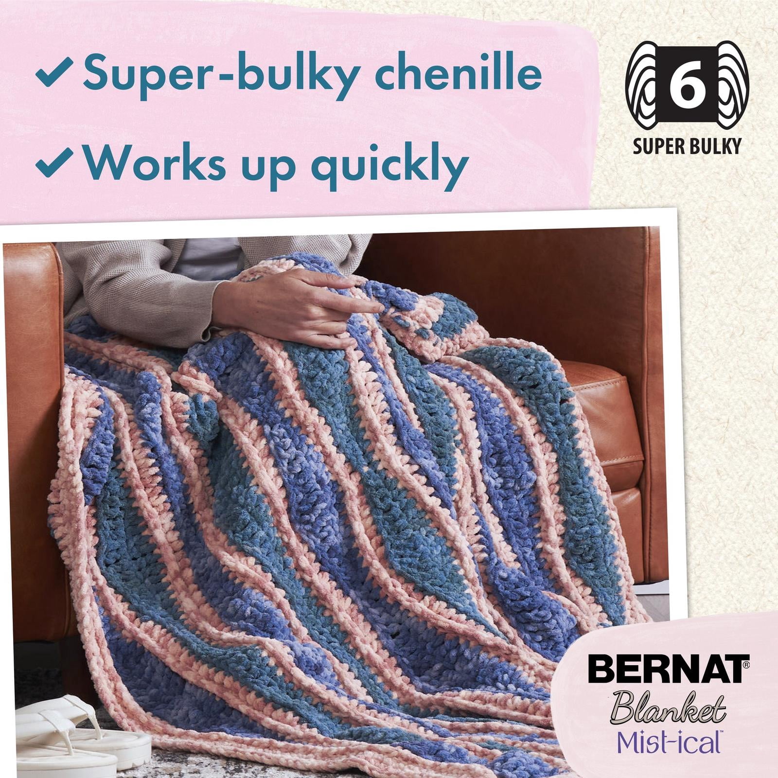 Bernat® Blanket Mist-ical™ #6 Super Bulky Polyester fil