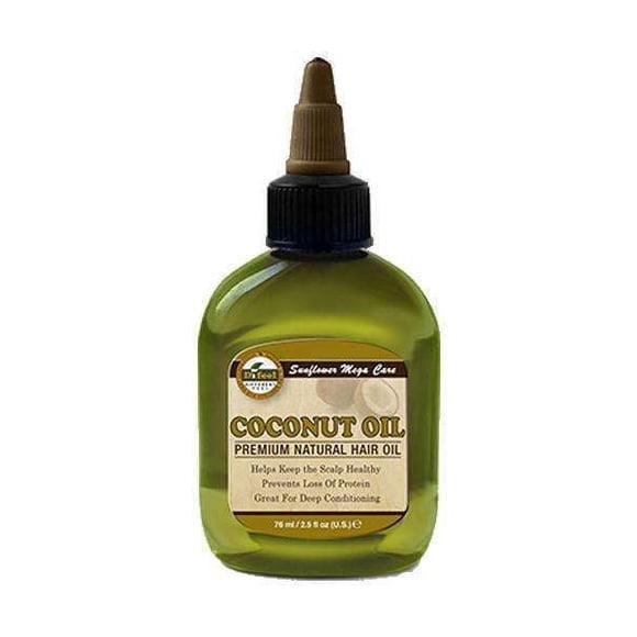 Sunflower Difeel Premium Natural Hair Oil - Coconut Oil 2.5oz