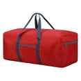 thumbnail image 1 of Sac de Sport Pliable 30 Pouces 75 L Grand Sac de Bagage Léger pour Voyage Camping Rangement - Rouge, 1 of 7