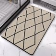thumbnail image 3 of Elevate Your Bathroom Decor with our Non-Slip 20x32in Tribal Style Bath Rug Runner - Soft, Luxury Microfiber Bathroom Rugs, Machine-Washable. Perfect for Tub and Shower!, 3 of 5