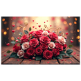 thumbnail image 2 of Autumn Heart Wooden Texture Background Fall Leaves Decorative Backdrop Banner Thanksgiving Photo Props Party Supplies Wedding Decorations, 2 of 4