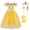 Dress B+Accessories, variant on HAWEE Deluxe Princess Belle Dress Up for Girls Christmas Party Fancy Cosplay Beauty and the Beast Costume