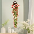 thumbnail image 1 of Faux Silk Hanging Vine Garland with Roses for Wall Wedding Decor, 1 Bouquet, 1 of 6