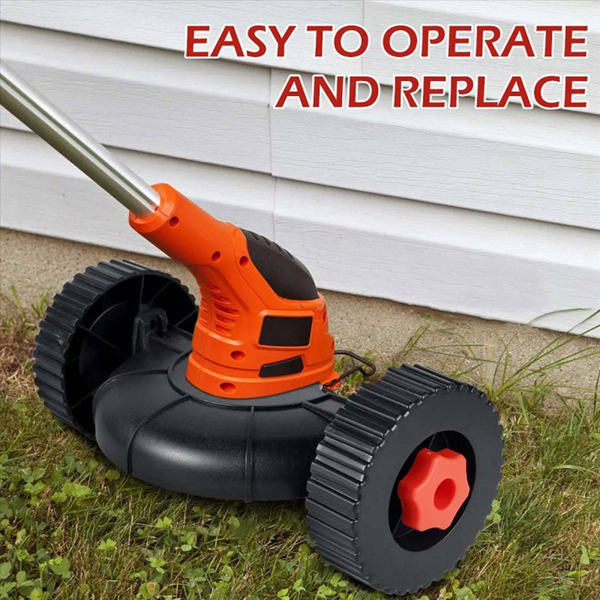 2X Grass Trimmer Lawn Mower Support Wheel Trimmer Support Wheel Construction for Weed Trimmer