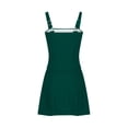 thumbnail image 4 of RKSTN Maillot de Bain une Pièce Vert Femme Contrôle du Ventre Robe de Bain Modeste Encolure Carrée Couverture Complète Jupe Maillot de Bain, 4 of 9