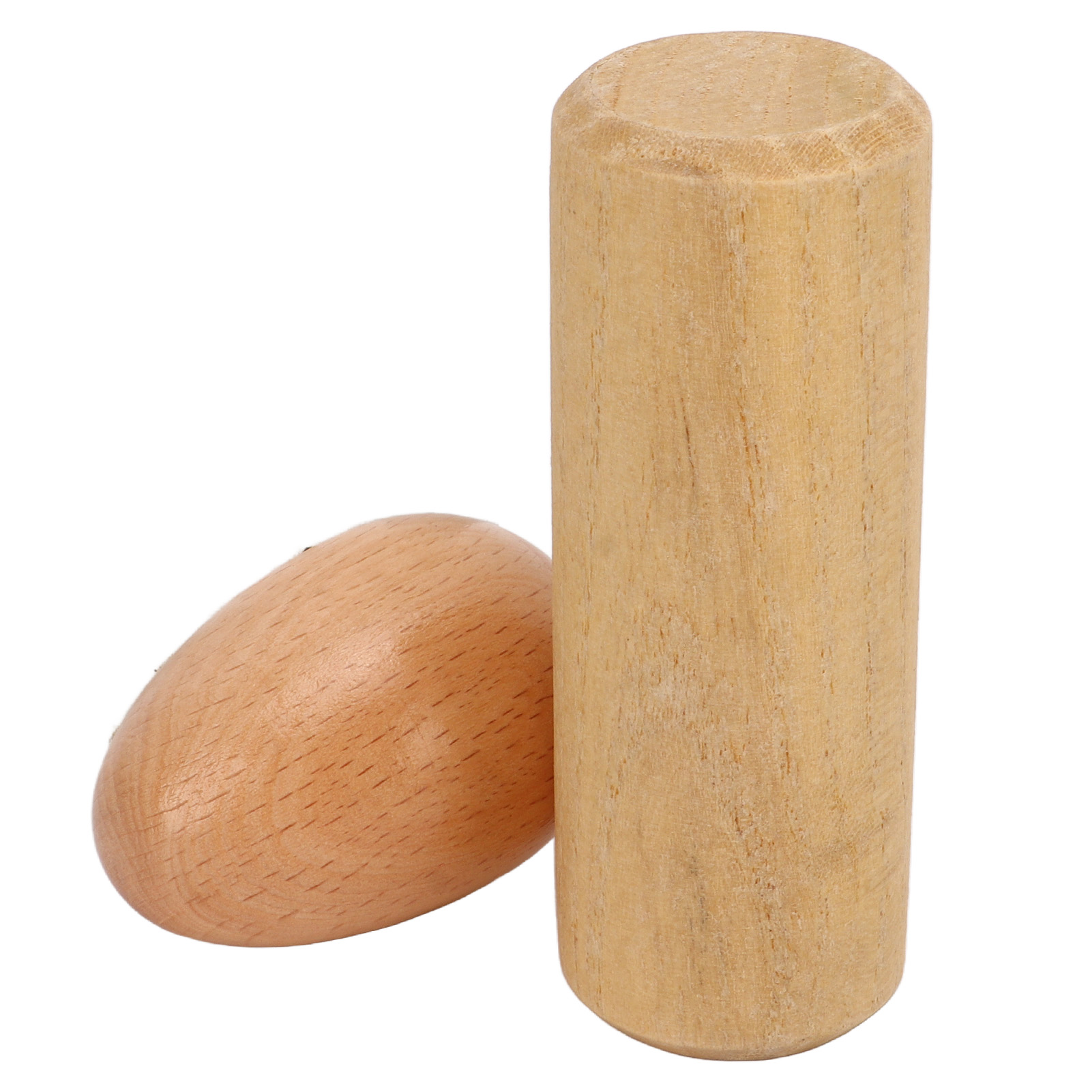 Shaker à Œufs en Bois, Éducatif Léger 2 Pcs Shaker à Percussions à Main pour Classe