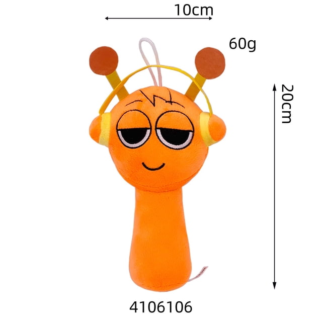Sprunki Plush Game-Related Plush Toys Orange