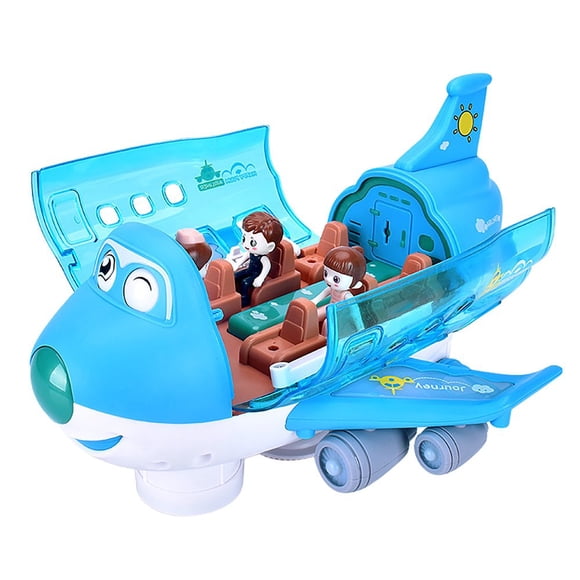 Avion Acrobatique Rotatif, Avion Jouet Électrique Rotatif à 360° avec Son et Lumière pour Filles et Garçons