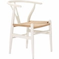 thumbnail image 4 of Nicer Furniture chaise de style Wegner en blanc (set de 2), 4 of 5