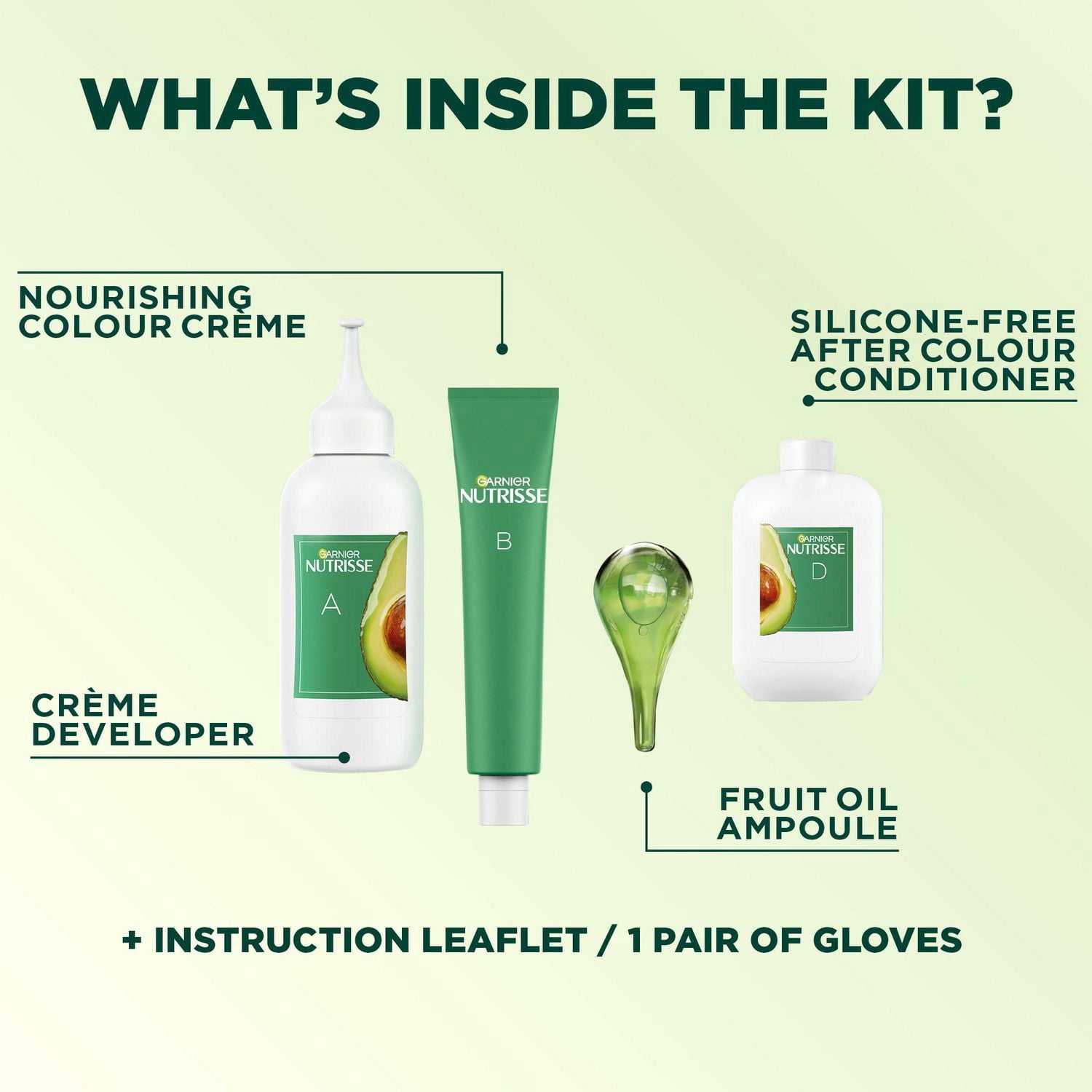 Garnier Nutrisse Ultra Crème, Coloration Permanente, Longue-Durée, 1 unité
