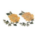 thumbnail image 4 of Flower Embroidery Patches, Beautiful Flower Patches DIY Patch Decorative 1 Pair  For Clothes Yellow,Blue, 4 of 8