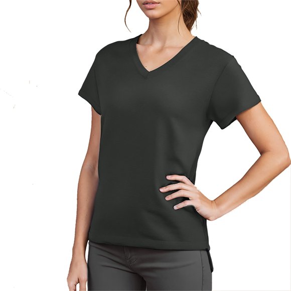 Yuyuzo Tops for Women Trendy 2025 Short Sleeve Shirts V Neck Casual Top Soft Comfy Tees Top Blouses