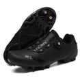 thumbnail image 2 of Huadaliy Mens Cycling Sneakers Breathable Cycling Shoes for Outdoor Riding (Black 44), 2 of 9