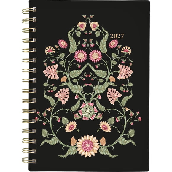 2027 Cambridge® Chinoisery Black Weekly and Monthly Planner, Small