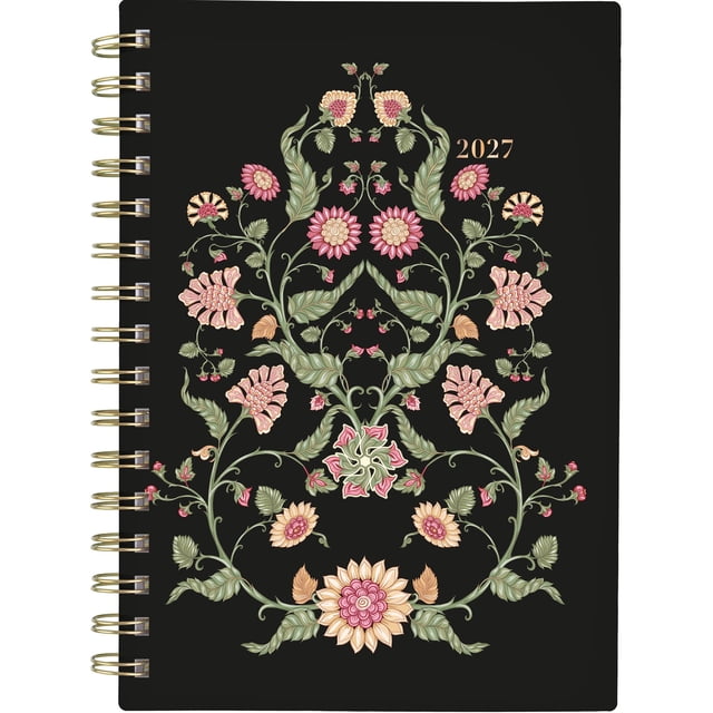2027 Cambridge® Chinoisery Black Weekly and Monthly Planner, Small