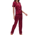 thumbnail image 1 of Ensemble de Pyjama pour Femmes Pantalon Ensemble Mode pour Femmes Tenue d'Intérieur Pyjama Femme Ensemble Deux Pièces Manches Longues Pantalon Ensemble de Pyjama Tenue d'Intérieur, 1 of 1