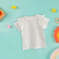 thumbnail image 2 of 2025 Chemise à Col Rond Imprimée pour Enfants pour Filles T-Shirt à Manches Courtes T-Shirts 2T pour Garçons et Filles, 2 of 4