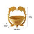 thumbnail image 2 of Fruit-Shaped Foldable Wood Fruit Basket Fruit Tray Fruit Rack And Dried Fruit Box Can Be Stored And Folded, 2 of 6
