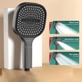 thumbnail image 3 of Boovnll Pomme de Douche, Pomme de Douche Pressurisée Douche Super Pressurisée Pomme de Douche Douche Pomme de Douche Douche Tête Trois Modes, Pomme de Douche avec Poignée, 3 of 5