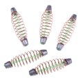 thumbnail image 1 of S SERENABLE 5pcs Metal Fishing Feeders Bait Thrower Spring Coil Inline Method Feeders L L, 1 of 6