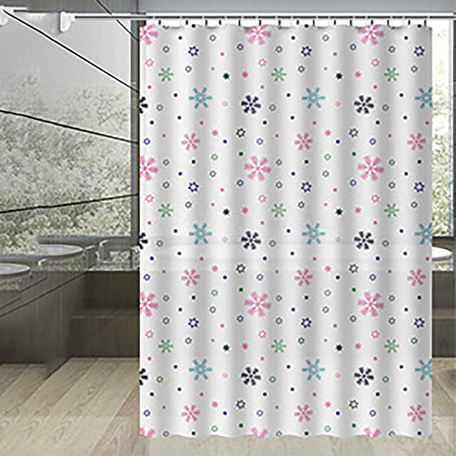 Up to 65% Off SMihono Shower Curtain Bathroom Curtain Partition Curtain Waterproof Shower Curtain Shower Curtain Waterproof Mildew-proof Wet And Dry Separation
