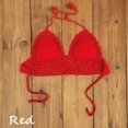 thumbnail image 3 of Haut de Bikini Triangle à Dos Nu pour Femme, Floral, à Nouer dans le Dos, Smocké, Mignon, Haut de Maillot de Bain, 3 of 3