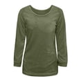 thumbnail image 5 of Timegard T-Shirts pour Femmes Grande Taille à Manches Longues à Col Rond Confortables et Chauds Automne Hiver Décontractés Amples, 5 of 5
